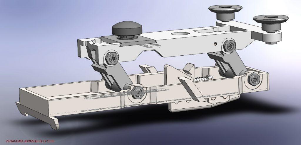 Support de pince droite pour machine d'injection alimentaire nid australie