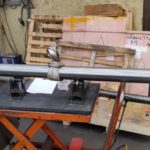 Arbre acier pour ventilateur acier C45 D 100 h7 2135 réalisé sous 2 jourstourné CN fraisé sur centre d'usinage suivant plan 226-90/3 croquis 241 A