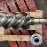 Rotor pour compresseur à vis réparation de la pioche rechargement à froid