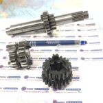 engrenage borgne double avec cannelure intérieur et positionnement angulaire