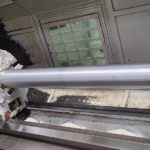 Rouleau de manutention avec pioche soudé
