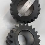 Engrenage hélicoïdale mortaisé cémenté trempé rectifié cylindrique sur mesure réalisé sous 1 semaine dépannage machine en panne