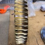 Roue à vis denture rectifié