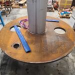 ROUE PLATEAU COULISSANT Diamètre 1600/ 1650 pour malterie