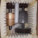 Rouleau gravée pour machine à former des bonbons sucre cuit